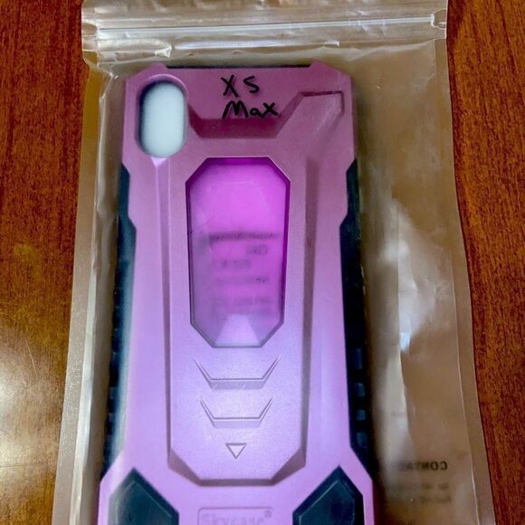 NWT iPhone XS Max purple dbl layer phone case - Picture 1 of 2